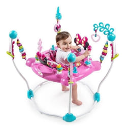 Trotteur Aire dÉveil à Rebonds Minnie - Rose - Sons et Lumières - DISNEY BABY