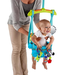 Bright Starts Balancelle de porte pour bébés "Bounce'n Spring" Turquoise Bright Starts