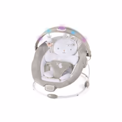 Un transat conçu pour apaiser et réconforter bébé par le toucher, le son et des lumieres ! Ce transat pour bébé décoré avec d ...