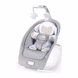 Transat évolutif 2-en-1 pour bébé Le transat à balancement automatique INGENUITY Cuddle Lamb accompagne votre enfant de la na ...