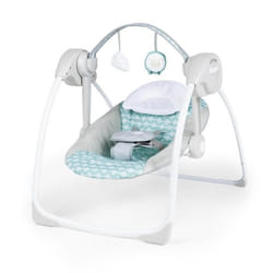 Ity by IngenuityTM Balancelle Compacte Swingity Swing, pliante, arche de jeu avec 2 jouets, 6 vitesses de balancement - Goji
