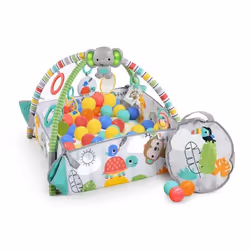 BRIGHT STARTS Tapis deveil 5 en 1  - your way ball playTM activity gym + ball pit - Totally tropical - TU