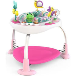 BRIGHT STARTS Trotteur/Table dActivités 2-en-1 - Modèle Rose