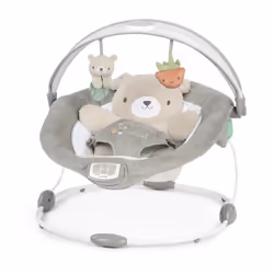 INGENUITY Transat bébé confort Petit Ourson Arche déveil lumineuse Coussin réducteur amovible