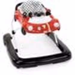 BRIGHT STARTS Trotteur bébé pliable 3 en 1 petite voiture  3 modes de jeux évolutifs rouge