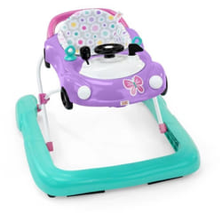 BRIGHT STARTS Trotteur bébé pliable 3 en 1 petite voiture 3 modes de jeux évolutifs violet