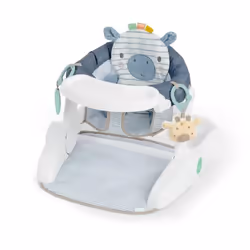 INGENUITY Siege bébé d'apprentissage -Casi le zebre- apporte support a bébé, 3 positions de siege, tablette d'activités