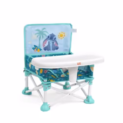Rehausseur DISNEY BABY - STITCH - de chaise pliable, Léger et facile a nettoyer, Sac de transport inclus