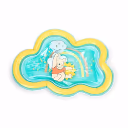 DISNEY BABY -WINNIE- Tapis d'eau pour bébé, jeu sensoriel et d'éveil?, gonflable, facile a nettoyer, pliable, des la naissanc