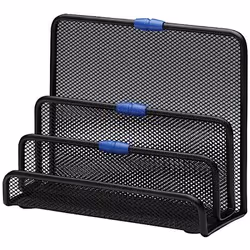 Rexel Trieur vertical Métal Wire 3 compartiments coloris noir
