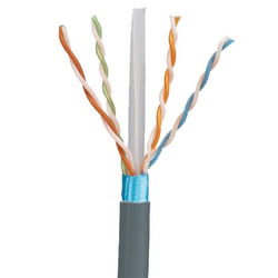 Panduit Cat 6, 23 AWG, F/UTP, LSZH câble de réseau Gris Cat6