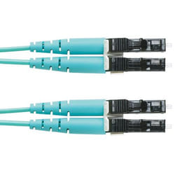Panduit FZ2ELLNLNSNM005 câble de fibre optique 5 m LC OM4 Multicolore, Turquoise