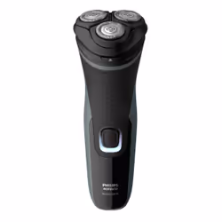 Philips 2000 series S1211/81, Rasoir rotatif, ComfortCut Blade System, 4D Flex Heads, Boutons, SH30, 2 année(s), Gris