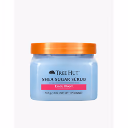 Tree Hut Exotic Bloom, Gommage corporel, Femmes, Tous types de peau, Exfoliation, Rafraîchissant, Lissage, Pot, Beurre de kar ...
