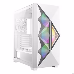 Boîtier Moyen Tour - ANTEC - DF800 FLUX - Blanc - 3 Ventilateurs ARGB - Verre Trempé
