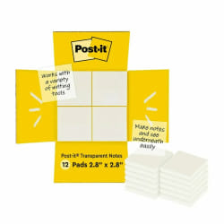 Post-It 600-TRSPT-SIOC Auto-adhésif