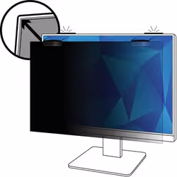 3M Filtre de confidentialité pour moniteur bord-à-bord 23 po, 16:9, PF230W9EM, 58,4 cm (23"), 16:9, Moniteur, Filtre de confi ...