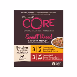 Wellness CORE 76344104575, Adulte, Bœuf, Poulet, Canard, 85 g