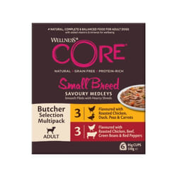 Wellness CORE 76344104575 pâtée pour chien Bœuf, Poulet, Canard Adulte 85 g