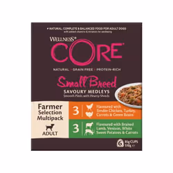 Wellness CORE 76344104582, Adulte, Carotte, Poulet, Agneau, Turquie, 85 g