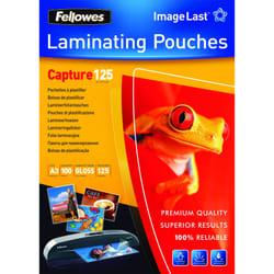 Fellowes Pochettes ImageLast A3 125 microns - Paquet de 100