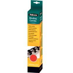 Fellowes 5330202, A4, Plastique, Rouge, 20 feuilles, 6 mm, 6 mm