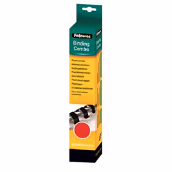 Fellowes 5331002, Rouge, 55 feuilles, Plastique, A4, 10 mm, 10 mm