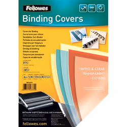 Fellowes 5377201, A4, Plastique, PVC, Rouge, Transparent, 210 mm, 1 mm, 297 mm