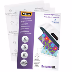Fellowes Pochettes ImageLast A4 80 microns - Paquet de 25 - Vue supplémentaire 4