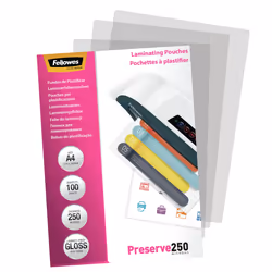 Fellowes Pochettes brillantes A4 250 microns - Paquet de 100 - Vue supplémentaire 5