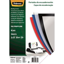 Fellowes 5477502 matériel de reliure A4 Polypropylène (PP) Noir 50 pièce(s)