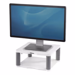 Fellowes Support moniteur Premium, 36 kg, 53,3 cm (21"), Réglage de la hauteur, Graphite, Platine
