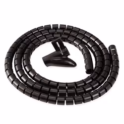 Fellowes CableZip - Noir, Manchon de câbles, Bureau, Noir