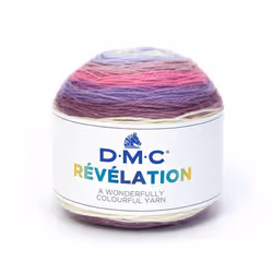 Laine Révélation Multicolore - DMC - 150 g - 80% Acrylique - 20% Laine - Couleurs Romantique 200