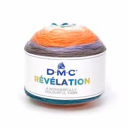 Laine - DMC - Révélation - 150 g - Multicolore - 80% acrylique - 20% laine