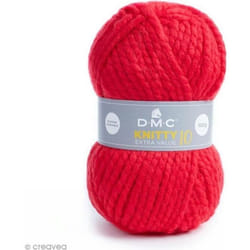 Laine Acrylique - DMC - Knitty 10 - 100 g - Rouge - Fil épais pour tricot et crochet