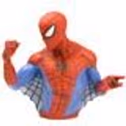 Monogram Spider-Man Bust Bank, Marvel Heroes, Bleu, Rouge, PVC, 1 pièce(s)