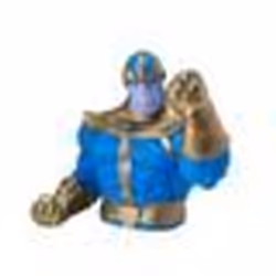 Figurine Personnage - Tirelire Thanos - Monogram - PVC - Bleu - Avengers - Enfant