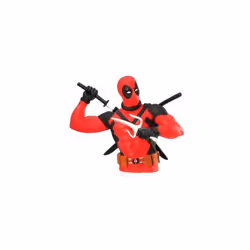 Buste tirelire - MONOGRAM - New Deadpool - 20 cm - Rouge - Mixte