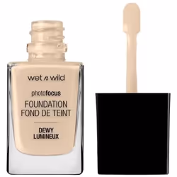wet n wild Photo Focus Foundation DEWY, Bouteille, Liquide, Peau sèche, Peau normale, Hydratant, Légère, Neutre