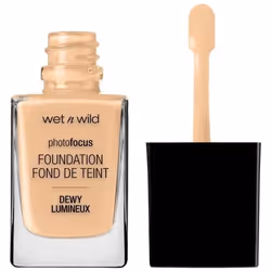 wet n wild Photo Focus Foundation DEWY, Bouteille, Liquide, Peau sèche, Peau normale, Hydratant, Moyenne, Neutre