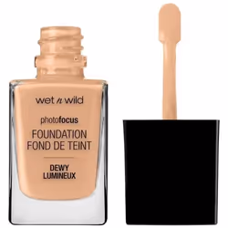 wet n wild Photo Focus Foundation DEWY, Bouteille, Liquide, Peau sèche, Peau normale, Hydratant, Peau bronzée, Neutre