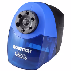 Bostitch QuietSharp 6 Classroom, Taille crayon électrique, Noir, Bleu, Plastique, Ambidextre, 155,7 mm, 270 mm