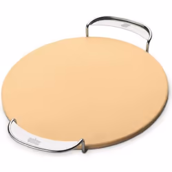 Weber Gourmet BBQ System, Pierre à pizza, Beige, Acier inoxydable, pierre, Acier inoxydable, 400 mm, 410 mm