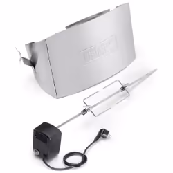 Weber 17524, Rotisserie, Acier inoxydable, Acier inoxydable, Q 300-/3000, Weber, 231,1 mm