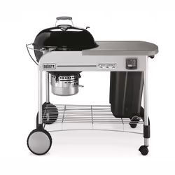 Weber Performer Premium, Grill, Charbon de bois (combustible), 57 cm, Chariot, Noir, Acier inoxydable, Rond