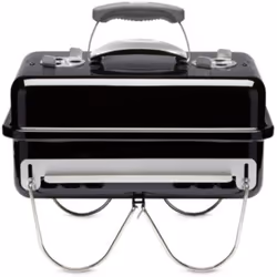Weber Go-anywhere, Grill, Dessus de table, Noir, Rectangulaire, Aluminium, Porcelaine, Acier inoxydable, 420 x 260 mm
