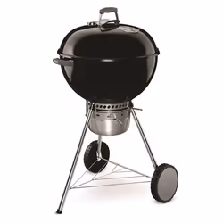 Weber Original Kettle Premium, Barbecue, Charbon de bois (combustible), Chaudron, Grille, Noir, Rond