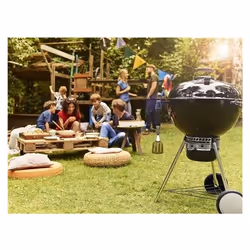 Weber Master Touch GBS Grill Chaudron Charbon de bois (combustible) Noir