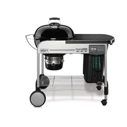 Weber Performer Deluxe GBS Barbecue Chariot Bois de chauffage Noir, Acier inoxydable